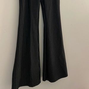 Forever 21 High Waisted Pinstripe flare pants. Size- M